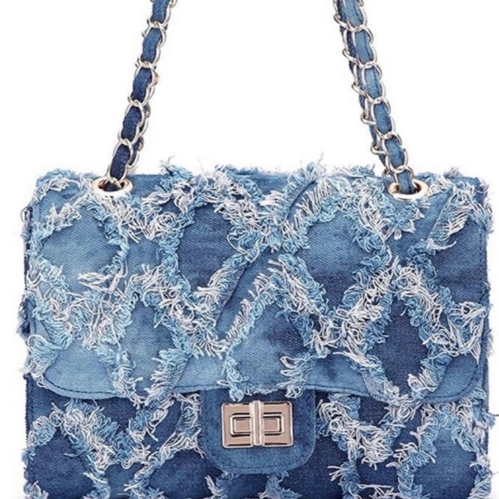 New - Women’s Distressed Denim Handbag